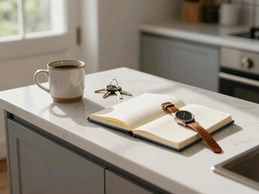 Abstrakt illustration av balans och stabilitet